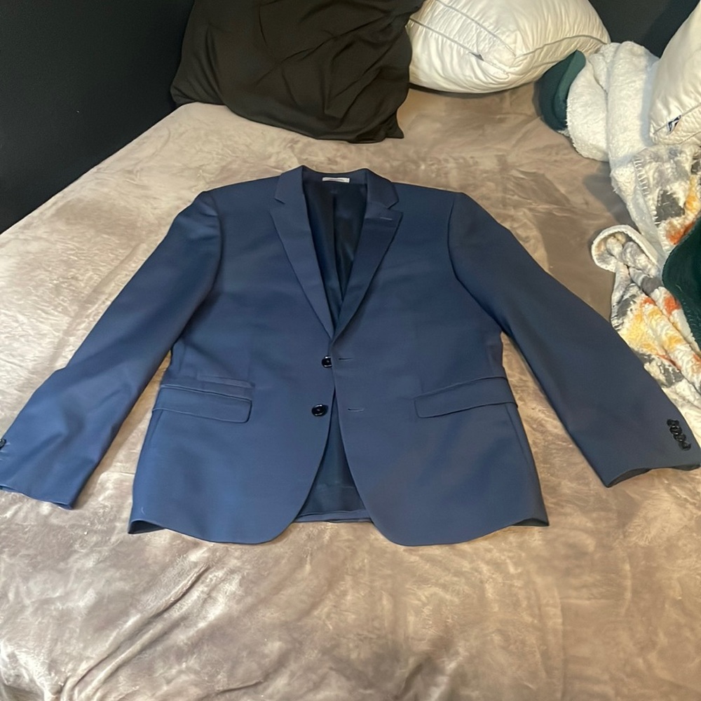 Express (men) Navy Blue Suit